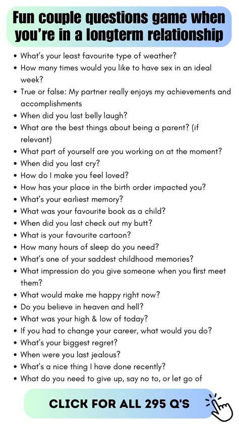 92 Excellent Questions For Couples To Reconnect in 2024 | Fun couple ...