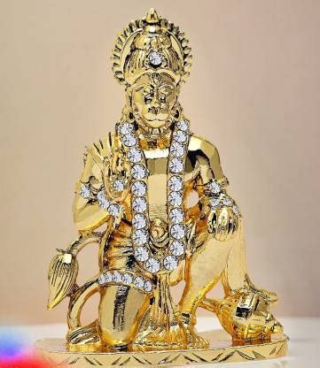 Adhvik Lord Hanuman|Bajrang Bali Ashirwad Idol(ST-474-G)Statue for Home ...