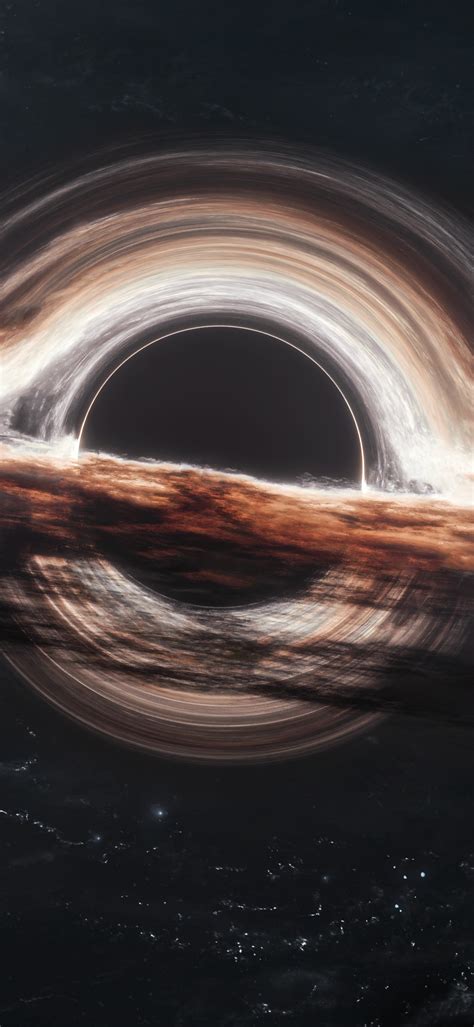 Gargantua black hole Wallpaper 4K, Wormhole, Interstellar, Cosmos