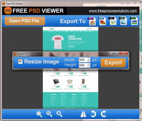 Free Picture Solutions - Free PSD Viewer