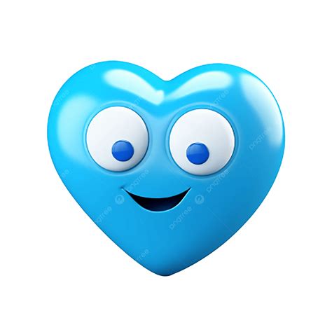 Blue Heart Emoji Text