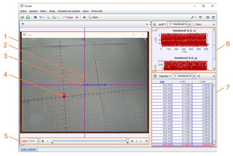Image Analysis by Tracker Software 的图像结果