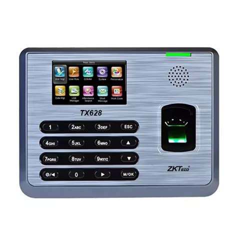 Buy ZKTeco TX628 Biometric Fingerprint Time Attendance System – REES52