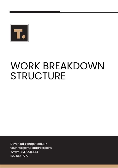 Work Breakdown Structure Template 的图像结果