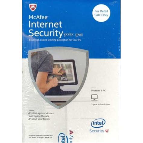 McAfee Internet Security 2014 1 PC 1 Year Price in India, Specs ...