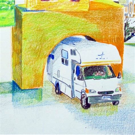 Red Camper Van Tutorial Draw 的图像结果