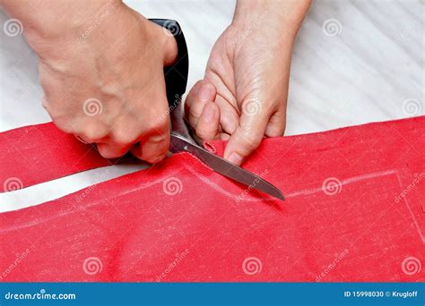 Fabric cutting scissors stock photo. Image of equipment - 15998030