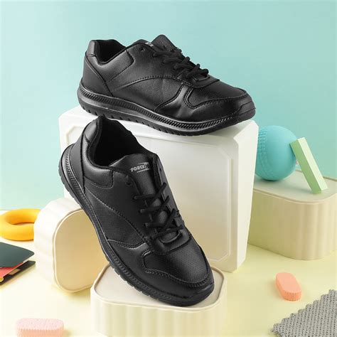 Buy Force 10 Black Lacing School Shoes for Kids SKOLPRO-L