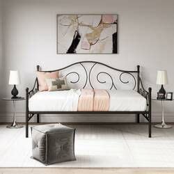 Daybeds | Metal daybed with trundle, Furniture, Daybed with trundle
