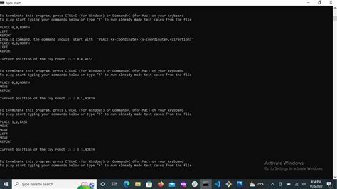 Image result for JavaScript Robot Simulator
