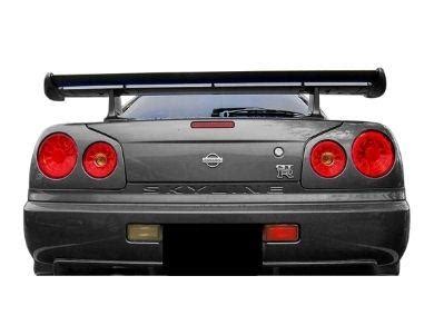 LED Tail Lights for R34 Nissan Skyline Coupe GTR / GTT RB - Clear/Red ...
