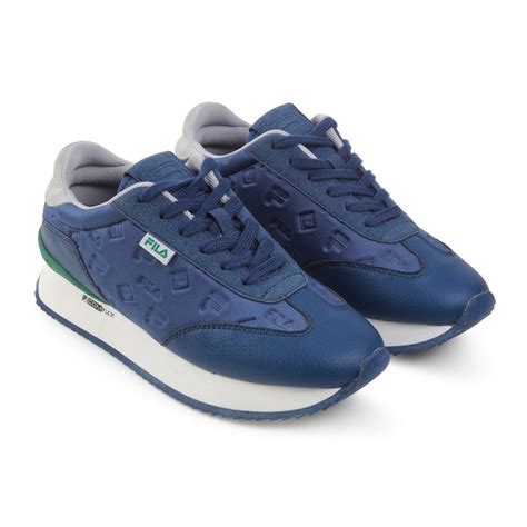 Buy Fila Stellar Blue Women Navy Blue Retro-Jo Debo Shoes @ Rs 2399.60 ...
