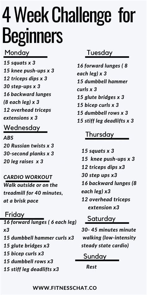Image result for Beginners Exercise Plan