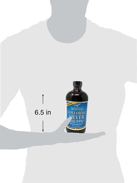 Natural Path Silver Wings Colloidal Silver 500 ppm 16oz - Pure Mineral ...