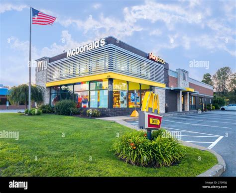 Whitesboro, New York - Aug 9, 2023: Landscape Close-up View of McDonald ...