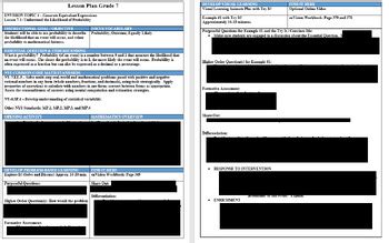 Image result for Probability Lesson Plan 7th Grade