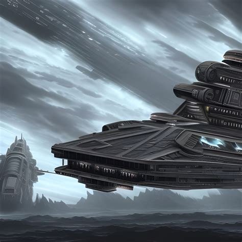 Ship from warhammer 40k - AI Generated Artwork - NightCafe Creator