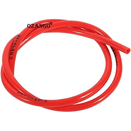 Autoplex Petrol Inline Hose Pipe 2pcs 8.5 Inch Long Fuel With Clips For ...