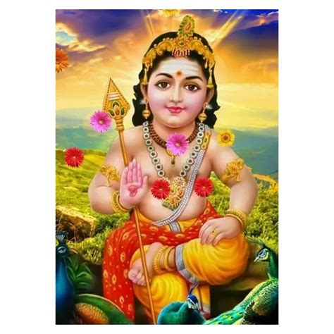 Lord murugan Wall Poster Sticker - Murugan Wall Poster - Lord Cute ...