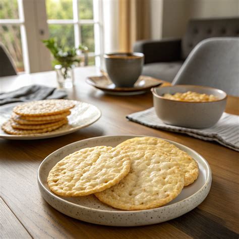 Delicious Crispy Homemade Rice Crackers Snack - Kitchen Rice