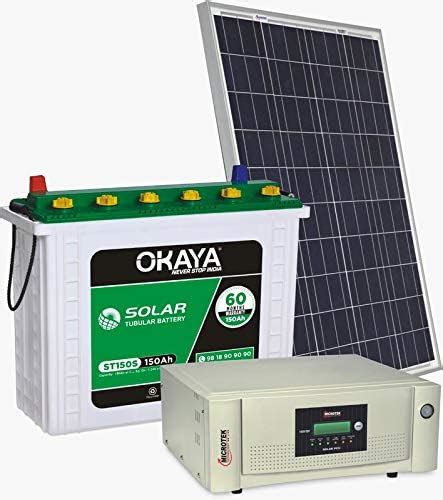 Microtek SPGS Combo Image of MICROTEK Solar PCU 1435 + 150AH OKAYA ...