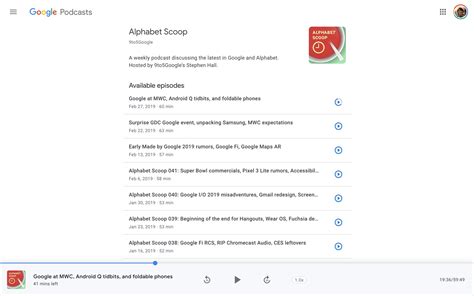 Google Podcasts sbarca sul Web con un suo client