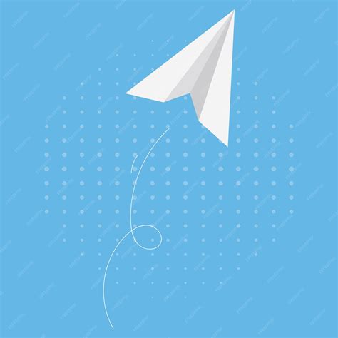 Premium Vector | Flat Paper AirPlane