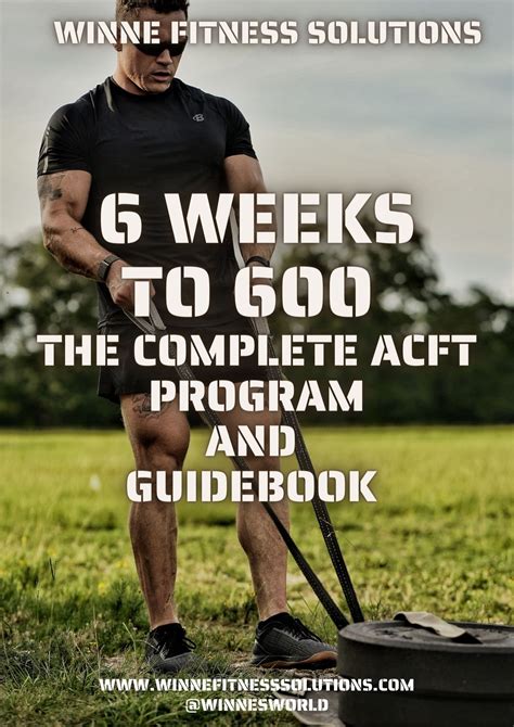 6 Weeks to 600. Army Combat Fitness Test (ACFT) Program and Guidebook ...