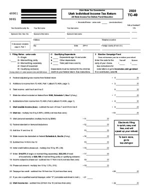 UT TC-40 Forms & Instructions 2020-2026 - Fill and Sign Printable ...
