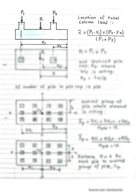 Image result for Pile Cap Design Calculation Example