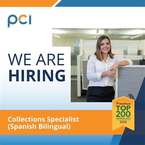 We're searching for a Bilingual Collections Specialist in St. Cloud, MN! Leverage your Spanish ...