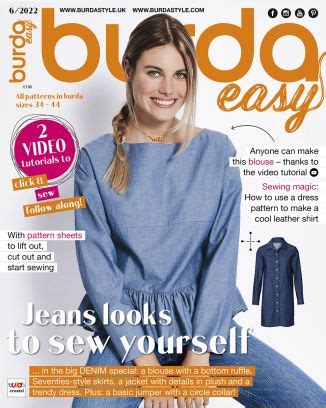 Burda Easy Sewing Tutorial 的图像结果