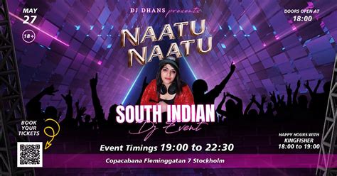 Naatu Naatu, Copacabana Restaurang & Bar AB, Kungsholmen, 27 May 2023 ...