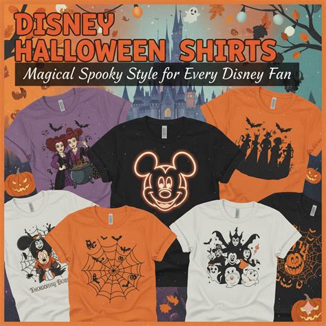 Disney Halloween Shirt: Magical Spooky Style For Every Disney Fan ...