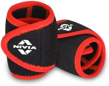 Nivia Wrist Support with Thumb Hole & Velcro (Pair) For Men & Women ...