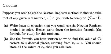Image result for Newton-Raphson Method Cube Root