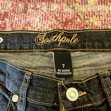 South Pole jeans Strait leg fit with a small flare... - Depop