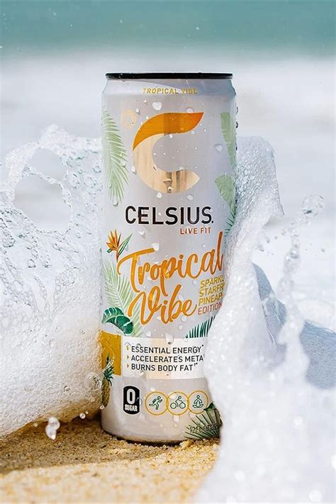 Celsius Sparkling Tropical Vibe - Energize Your Morning