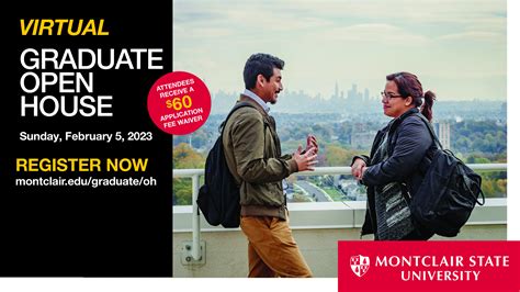 Virtual Graduate Open House - University Calendar - Montclair State ...