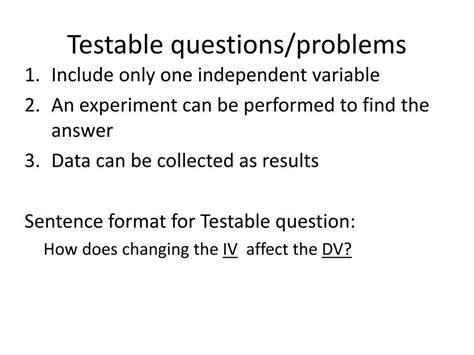 Image result for Testable Questions