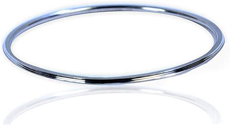 Buy BISMAADH Stainless Steel Kada Bracelet 2mm Thickness 6.1cm for ...