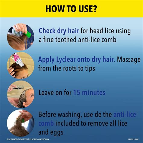 Lyclear Original Lotion Head Lice Treatment + Comb - 100 ml | Kills Lice & Eggs in 15 Mins ...