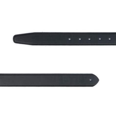 Buy Black Mens Belt Strap For Buckles Leather With Hole ...