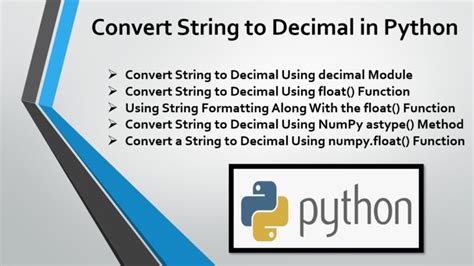 Image result for Python Decimal Script