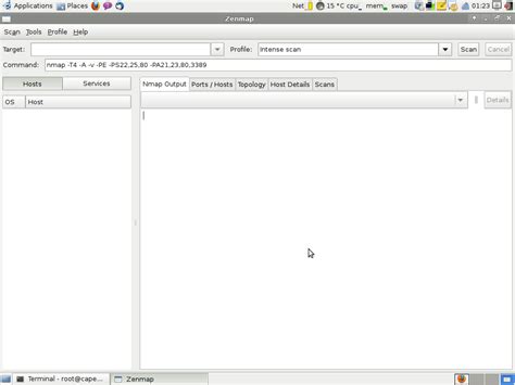 Nmap User Interface 的图像结果