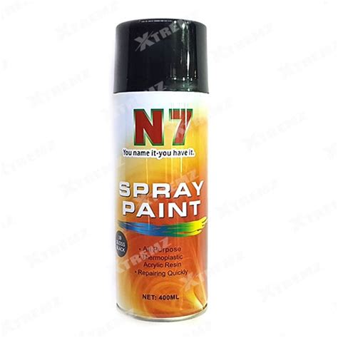 N7 Spray Paint - Gloss Black Color