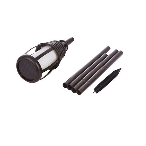 Harbor Breeze Flicker Flame Tiki Torch 8-Lumen 5-Watt Bronze Solar LED ...