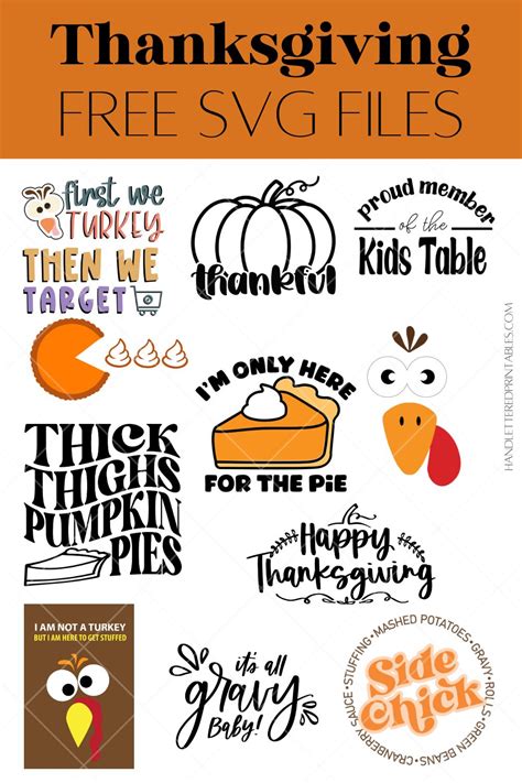 FREE Hand Lettered Happy Thanksgiving SVG File - Hand Lettered Printables