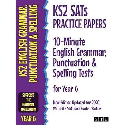Buy KS2 SATs Practice Papers 10-Minute English Grammar, Punctuation and ...