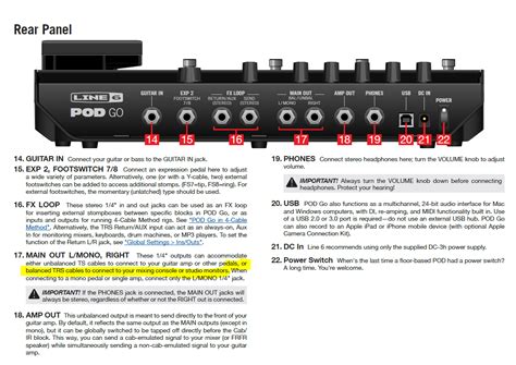 Image result for Line 6 Pod Go Tutorial